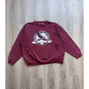 Vintage 90s Eddie Bauer Crewneck Sweater Rare Logo Art GS Sport Tag Classic